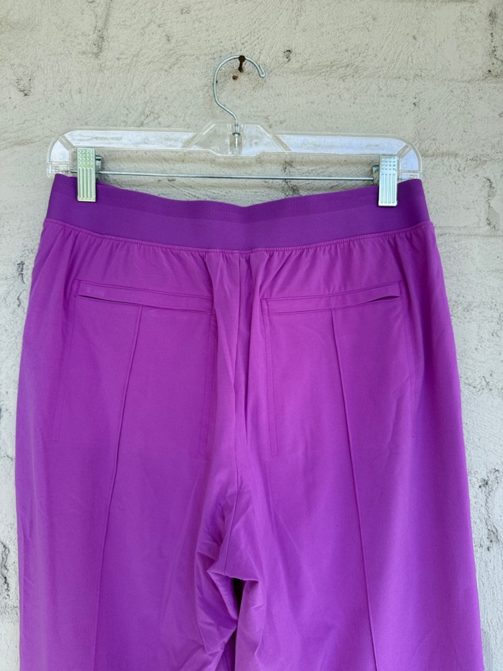 Athleta Brooklyn Heights Vienna Slim Pants Jazzy Purple High Rise Trouser Size 4 - Picture 6 of 15